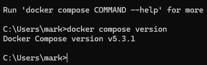 Docker Compose version v5.3.1