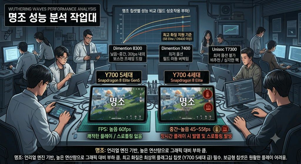 명조 하나만 놓고 보면 결국 8인치대 게이밍 태블릿 중